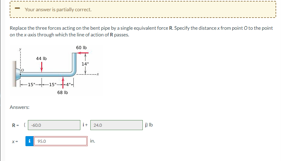 Solved Your Answer Is Partially Correct. Replace The Three | Chegg.com