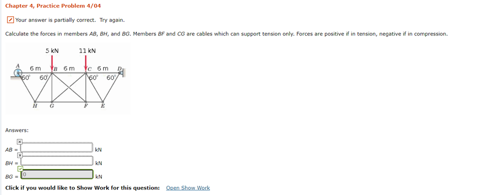 Solved Chapter 4, Practice Problem 4/04 Your answer is | Chegg.com