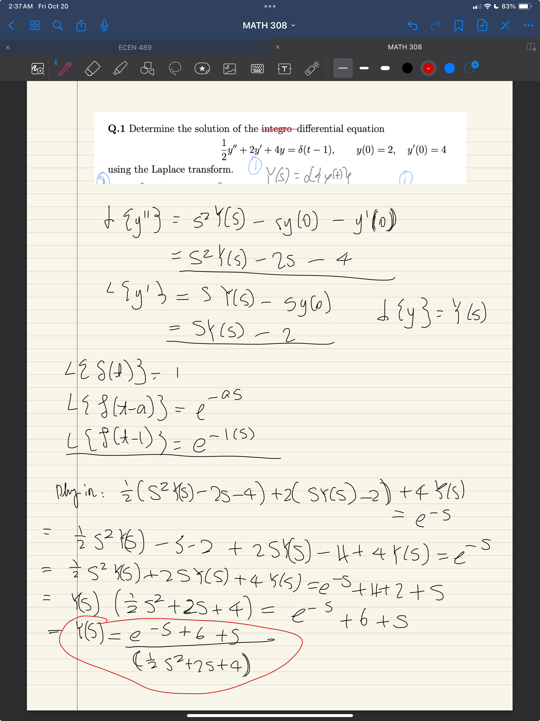 Solved Above is the answer key, Below is my work(stuck on | Chegg.com