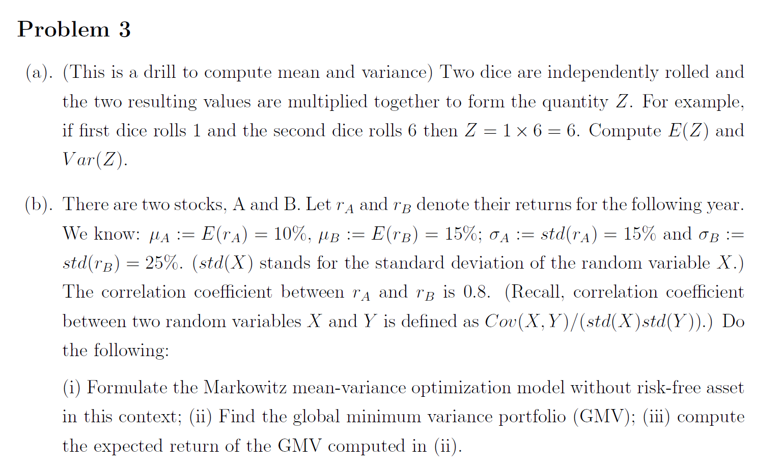 Only Need To Solve Part(b) For This Question. The | Chegg.com