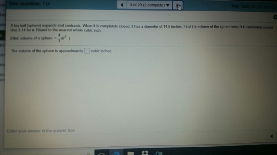 Solved a toy ball expands and contracts. When it is