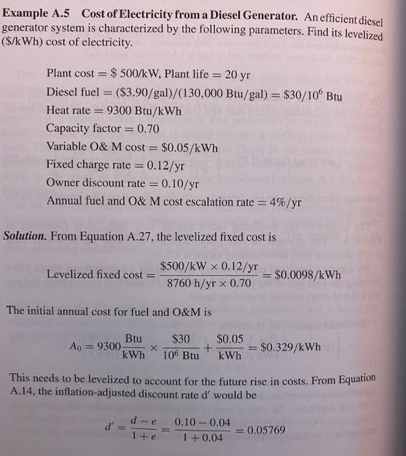 Solved 1.7 The levelizing factors shown in Figure 1.28 that