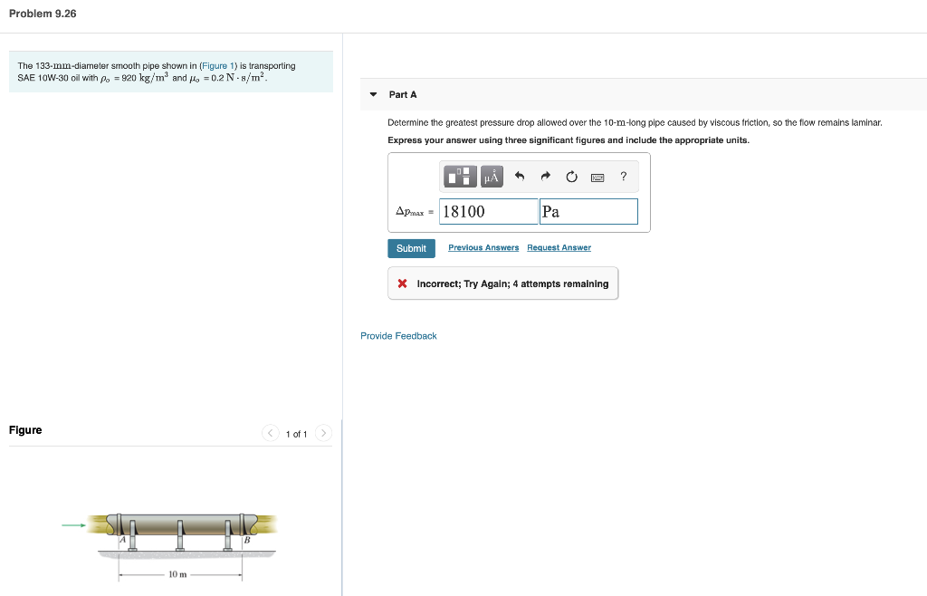 Solved Problem 8.13 The average velocity V of water flow | Chegg.com