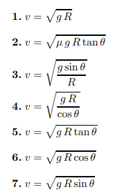 Solved A Car Of Mass M Rounds A Slippery Curve The Radius Chegg Com