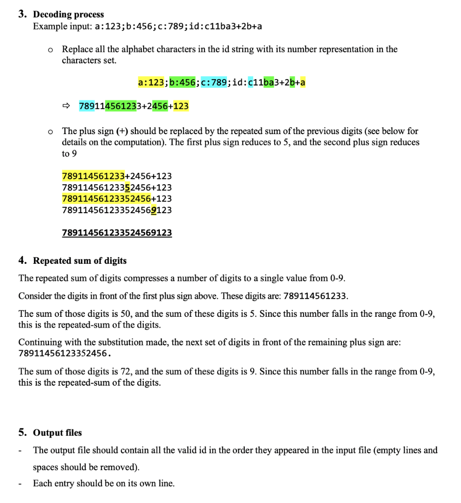 Solved 1. Introduction You will implement a C++ program to | Chegg.com