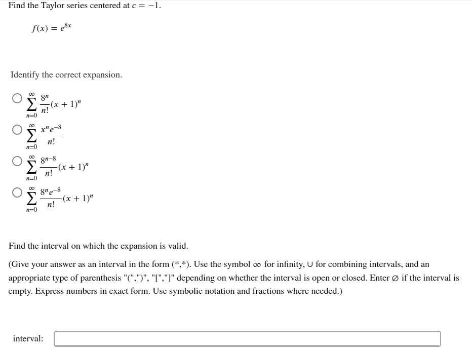 Solved Find The Taylor Series Centered At C 1 F X Chegg Com