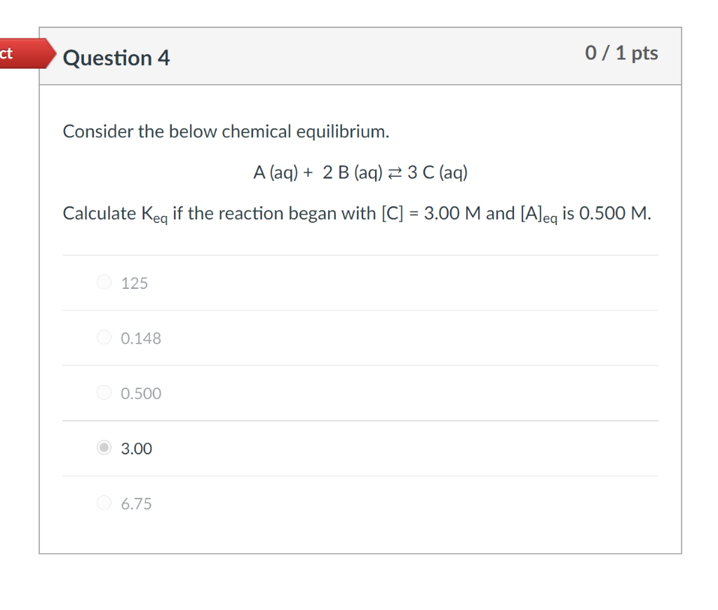 Solved ct Question 4 0 / 1 pts Consider the below chemical | Chegg.com