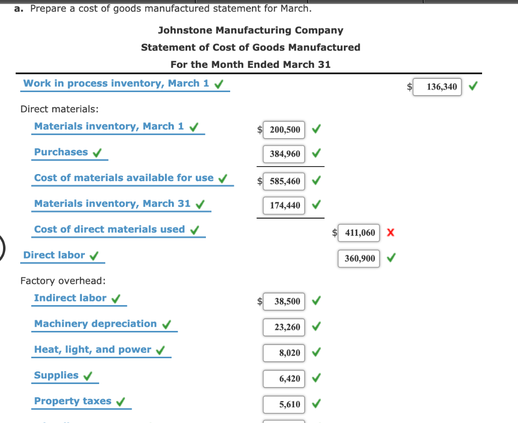 solved-statement-of-cost-of-goods-manufactured-for-a-chegg