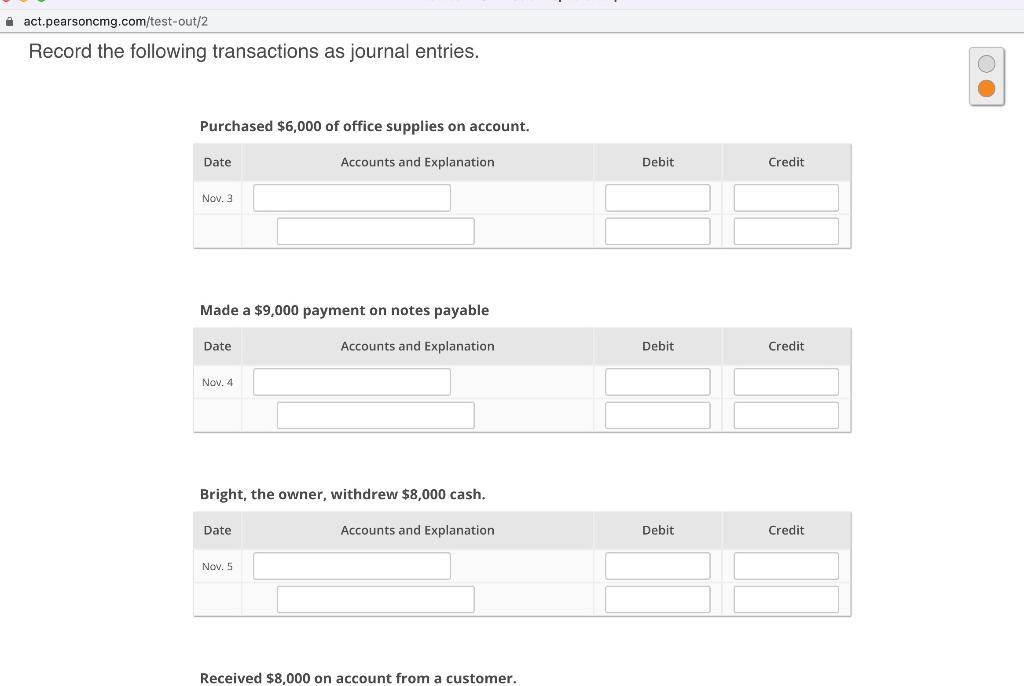 Solved Review the transactions and determine the accounts, | Chegg.com