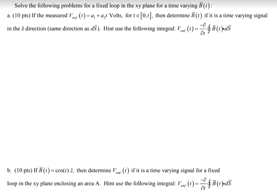 Solved Solve the following problems for a fixed loop in the | Chegg.com