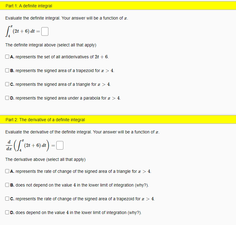 Solved Evaluate the definite integral. Your answer will be a | Chegg.com