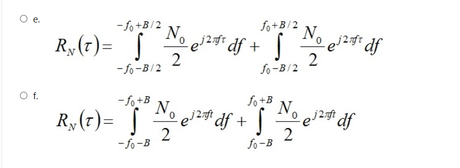Solved The white noise having the power spectral density | Chegg.com