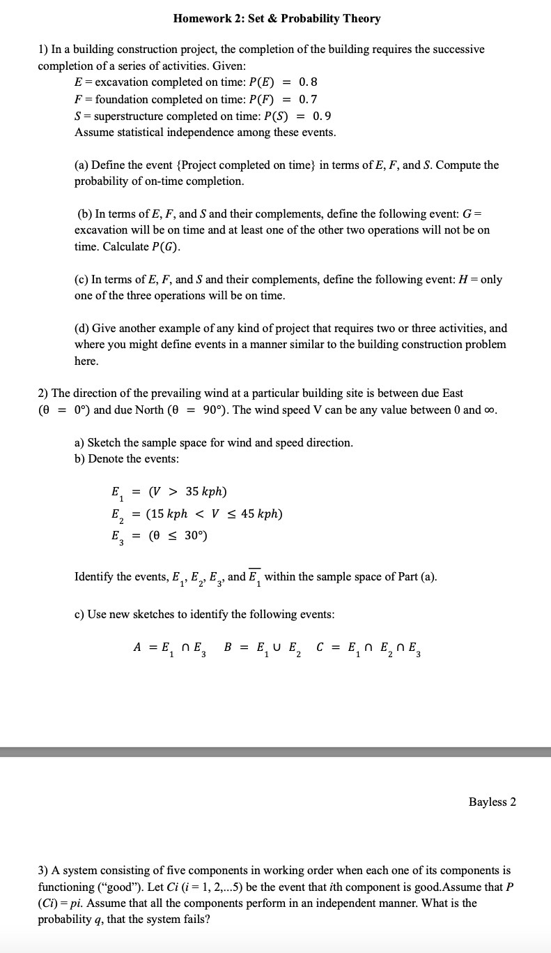 Solved Homework 2: Set & Probability TheoryIn a building | Chegg.com