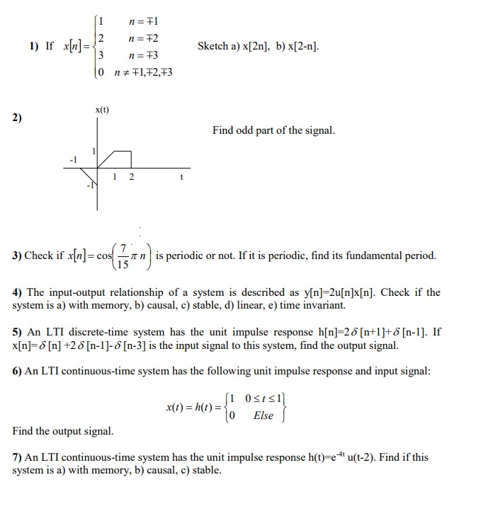 11 N 71 Sketch A X 2n B X 2 N 1 If X N 2 3 Chegg Com