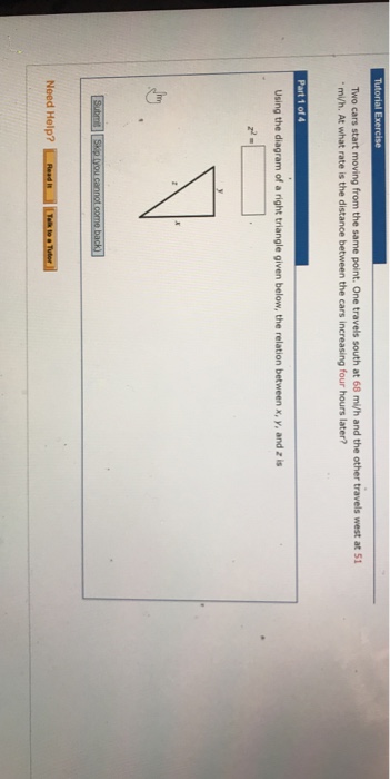 Solved Two cars start moving from the same point. One | Chegg.com