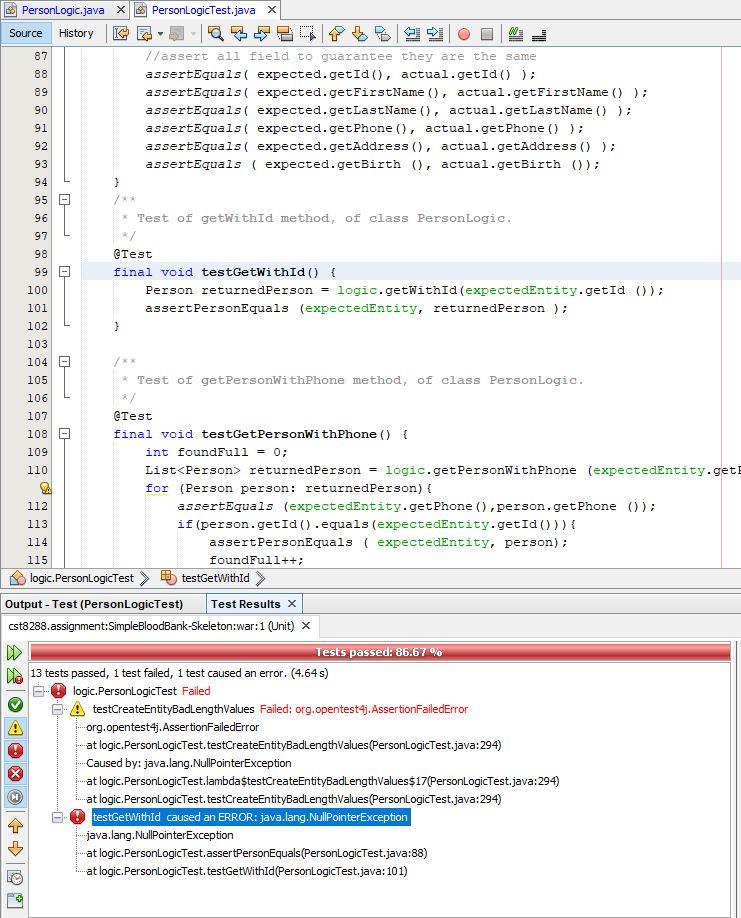 Solved 9 - 107 PersonLogic.javax PersonLogicTest.java x | Chegg.com