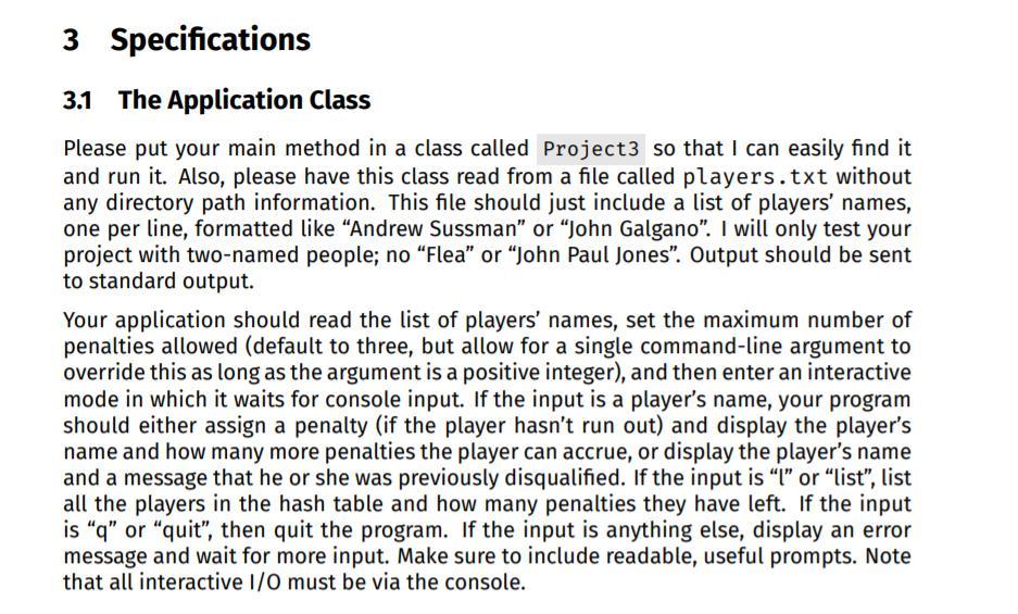 Solved Write a JAVA program that follows the description on | Chegg.com