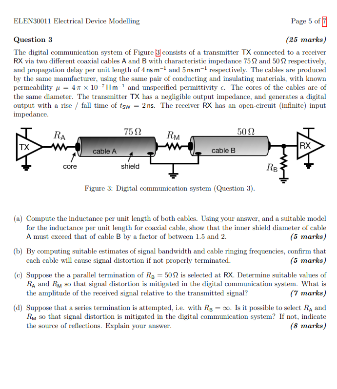ELEN30011 Electrical Device Modelling Page 5 of 7