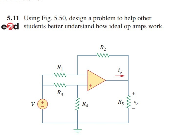 Solved 5.11 Using Fig. 5.50, design a problem to help other | Chegg.com