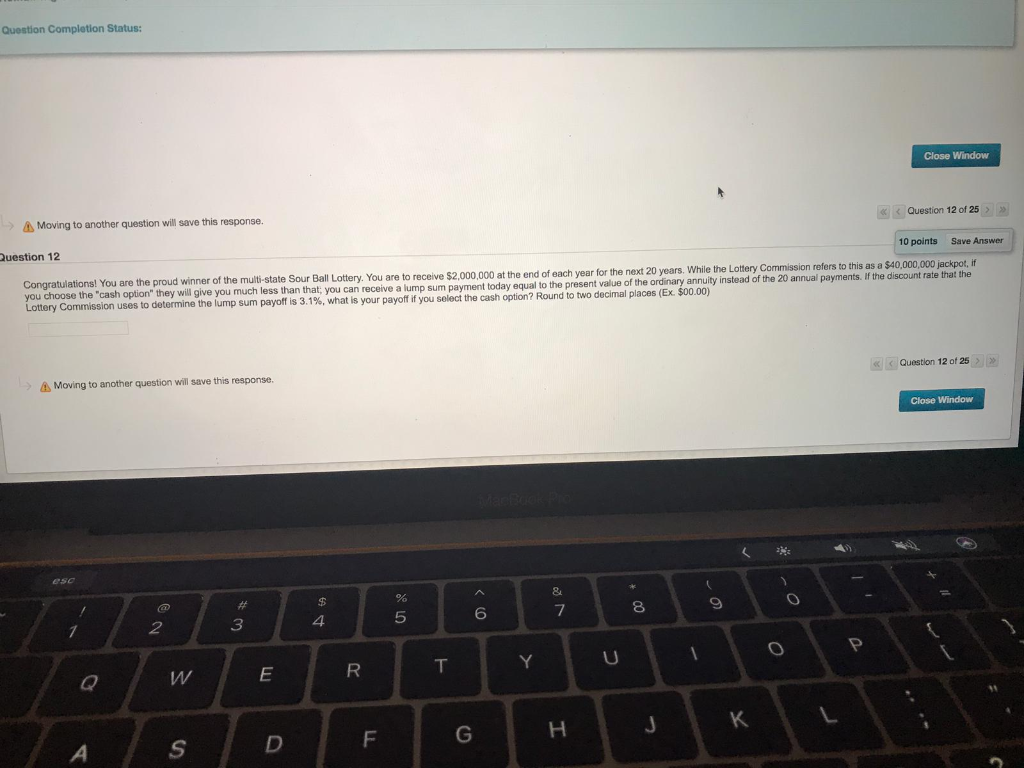 Solved Question Completion Status: Close Window Question 18 | Chegg.com