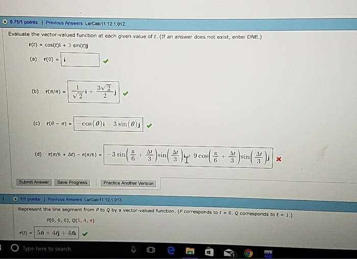 Solved I would like to know how to solve part D step by step | Chegg.com