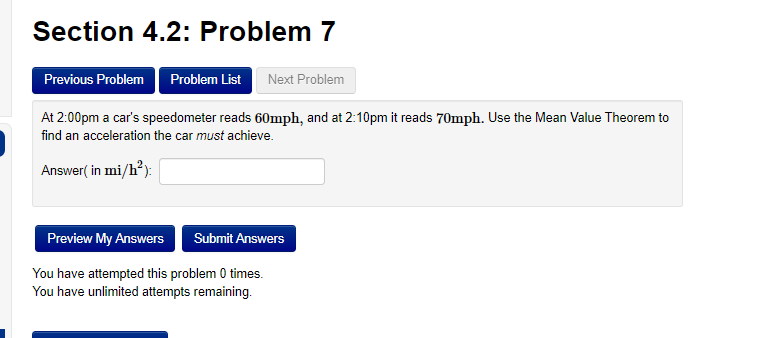 Solved Section 4.2: Problem 2 : Previous Problem Problem | Chegg.com