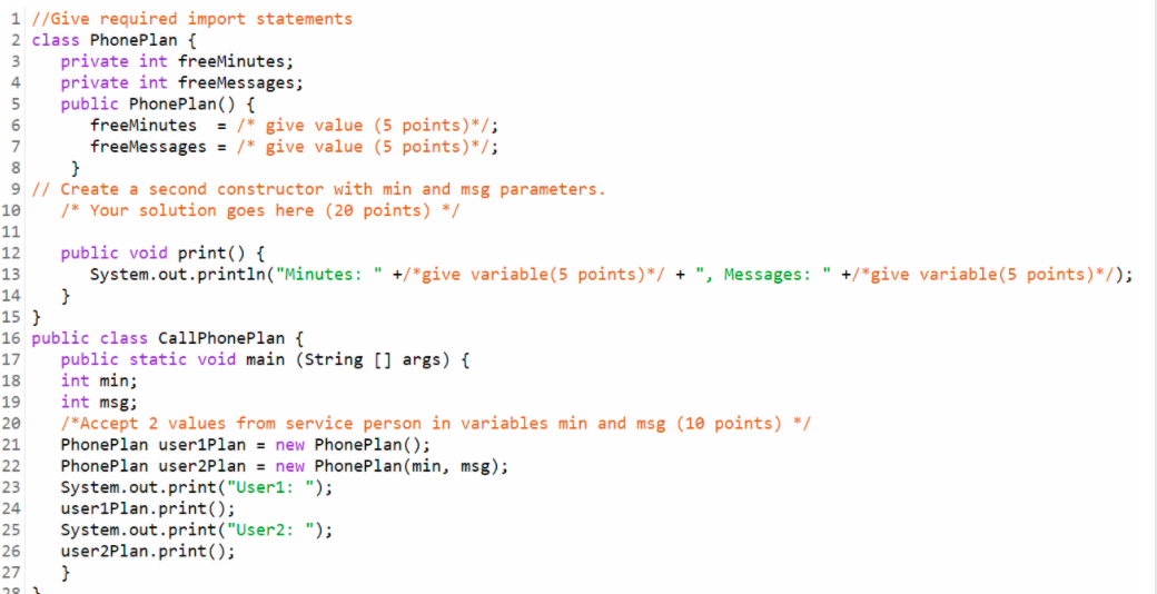 Solved Complete the below given code to get the given sample | Chegg.com