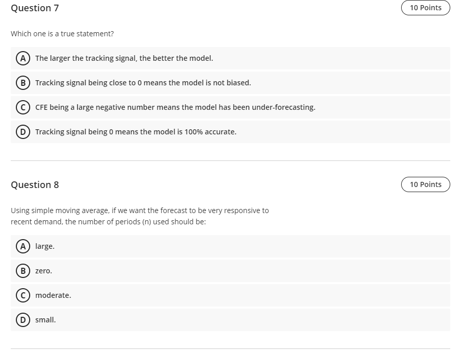 Solved Exam Content Question 1 10 Points Which one is a | Chegg.com