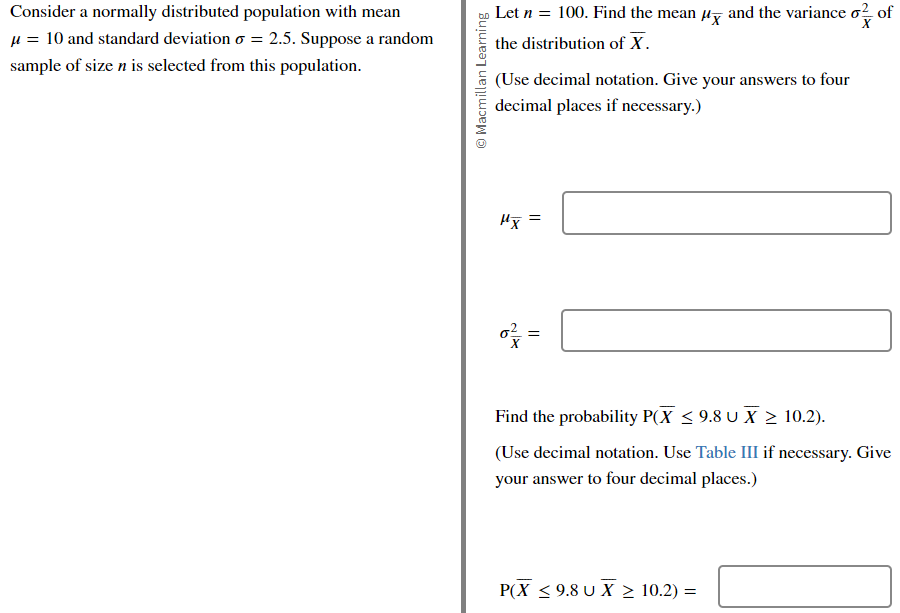 Solved Consider a normally distributed population with mean | Chegg.com