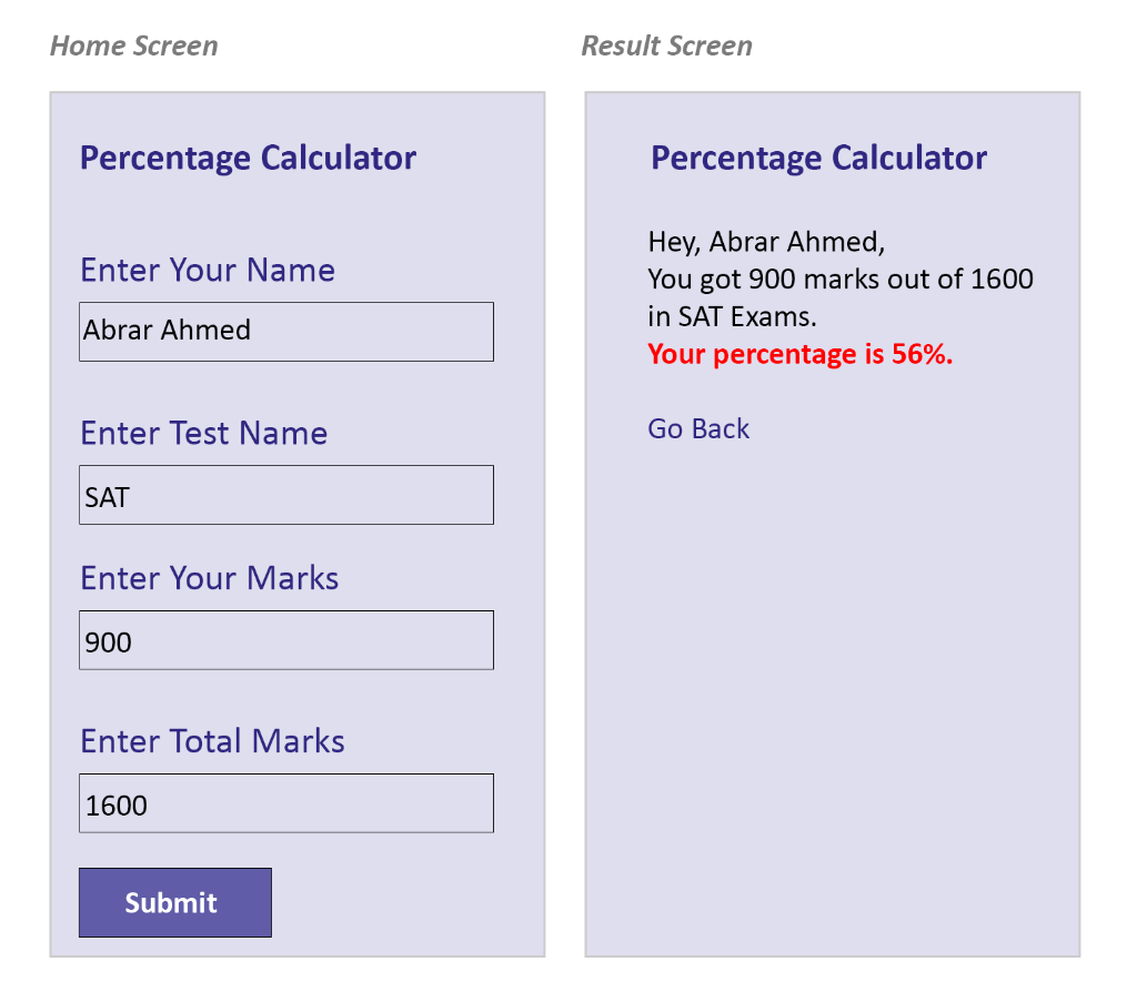Calculator test percentage Love calculator
