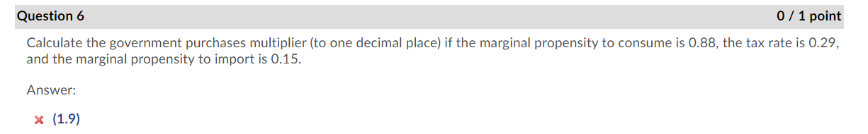 Solved How can I calculate the government purchases | Chegg.com
