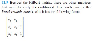 Solved a Determine the condition number based on the Chegg