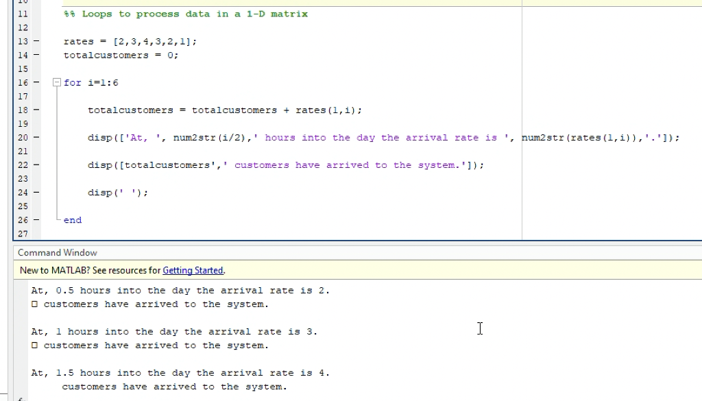 Solved Something is wrong with the Matlab code, check the | Chegg.com