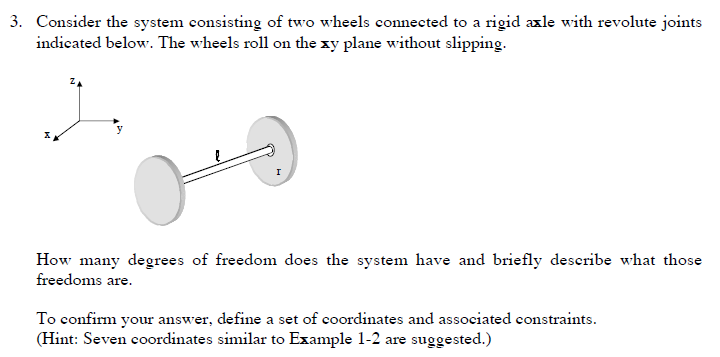 Solved Consider the system consisting of two wheels | Chegg.com