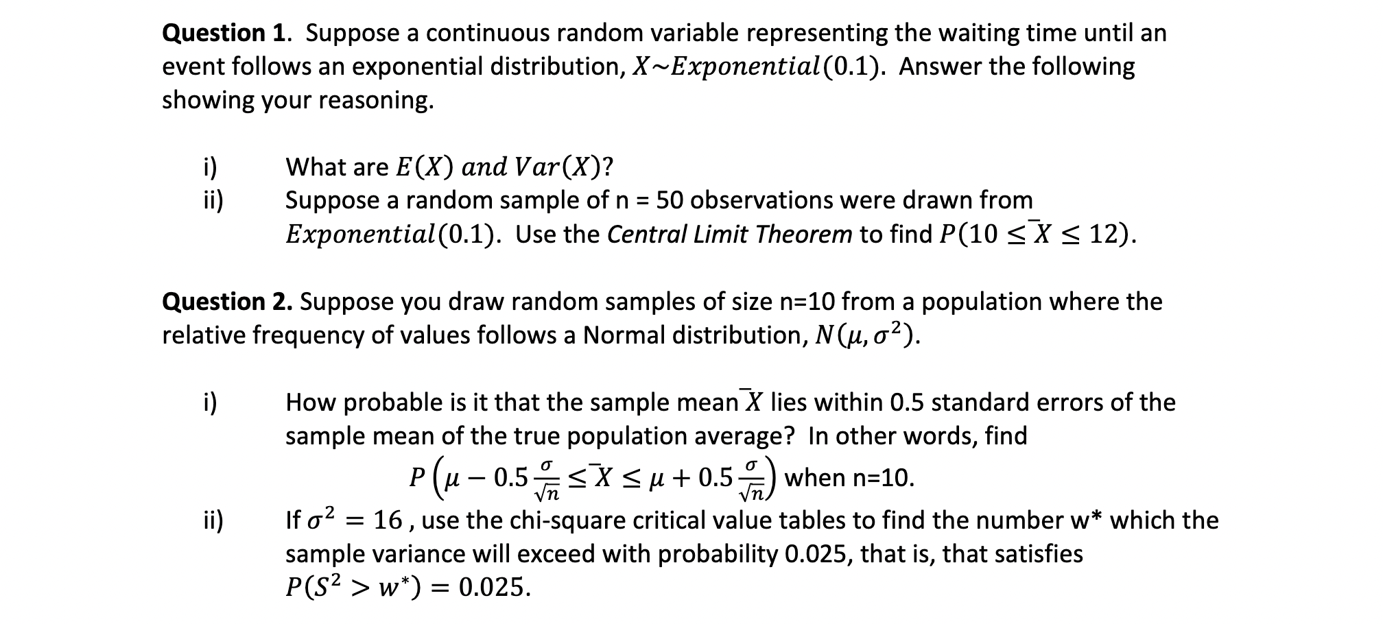 Solved Question 1. Suppose a continuous random variable | Chegg.com