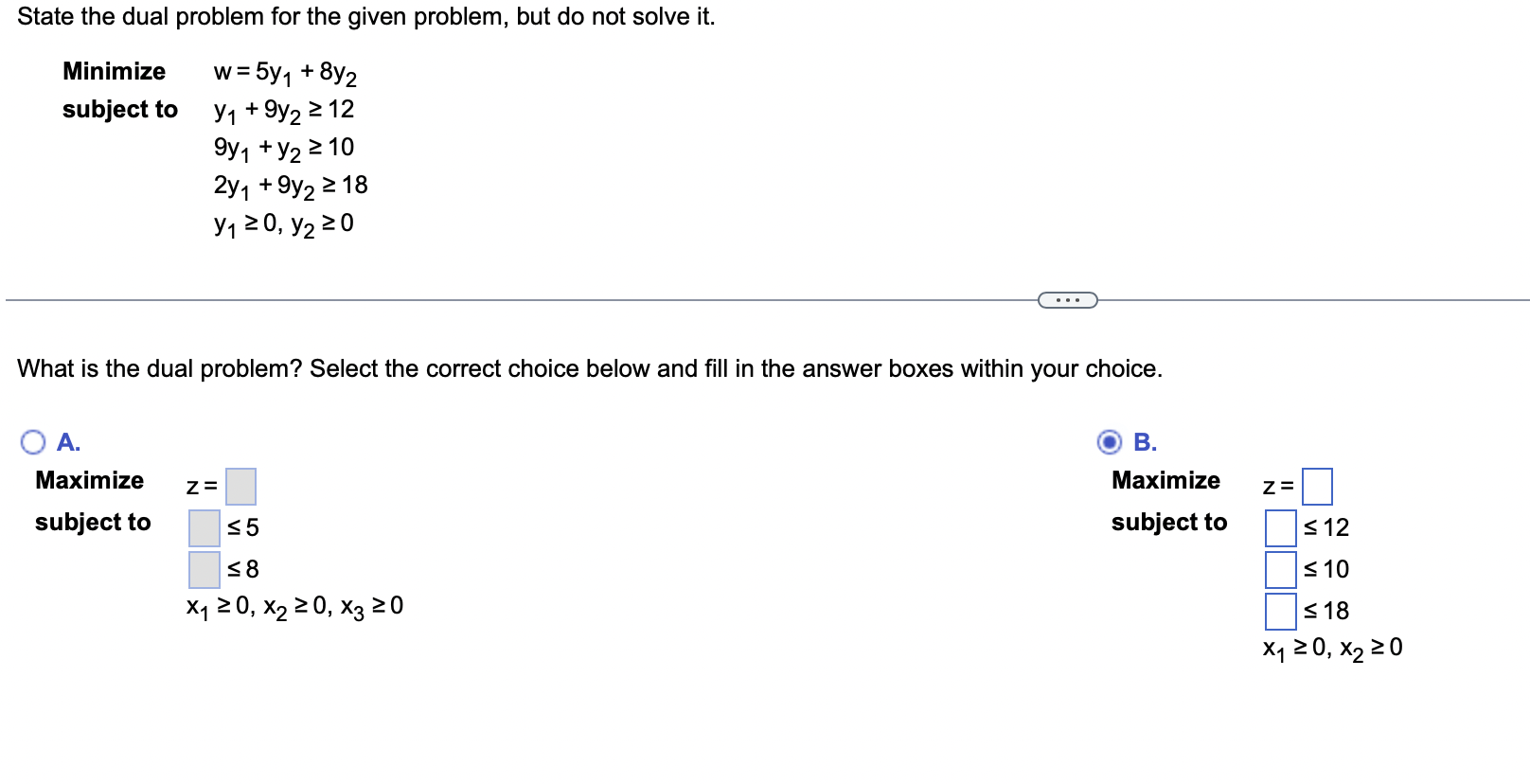 Solved Use Graphical Methods To Solve The Following Linear | Chegg.com