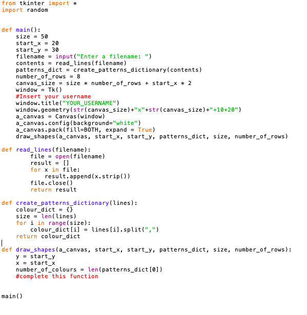 Solved Click here to download the template code to test your | Chegg.com