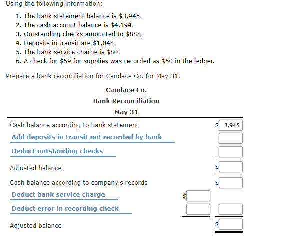 Solved Using The Following Information: 1. The Bank | Chegg.com