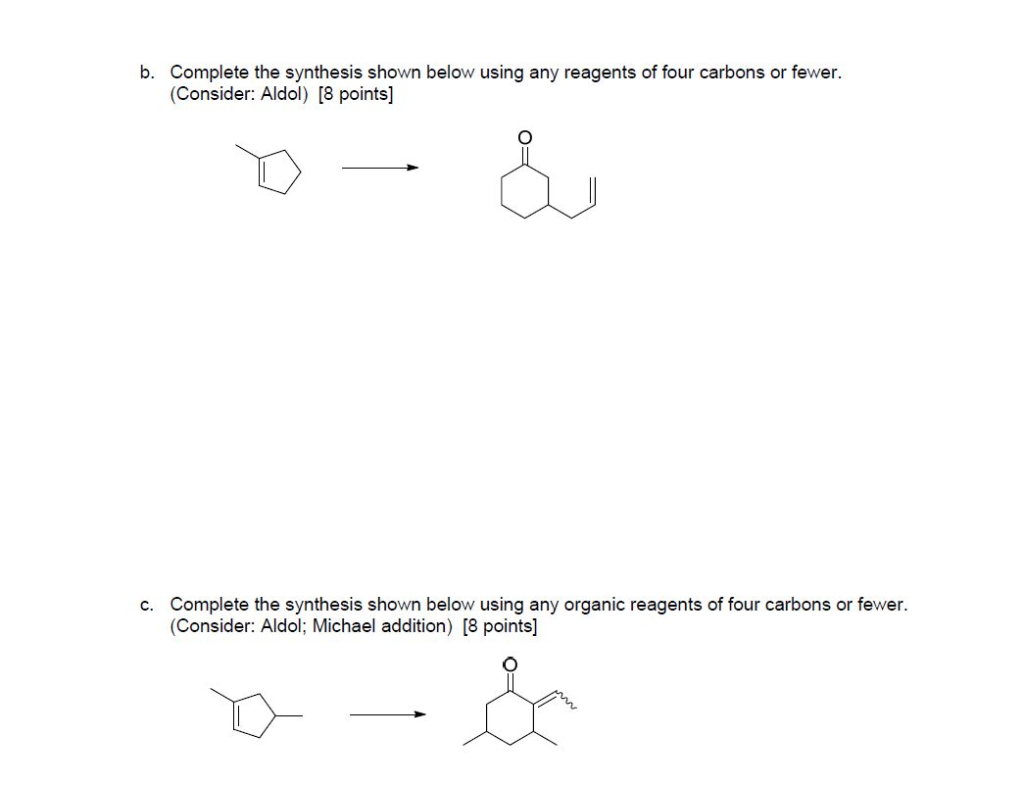Solved Propose a synthesis for each of the following | Chegg.com