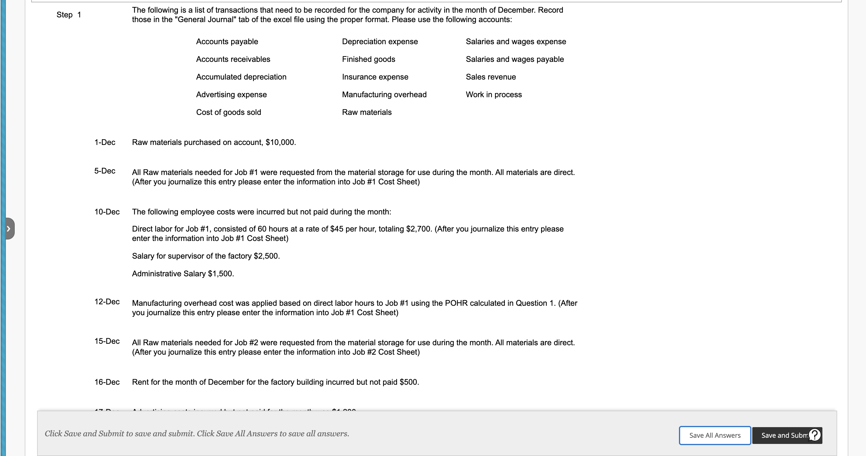 Solved You work for Thunderduck Custom Tables Inc. This is