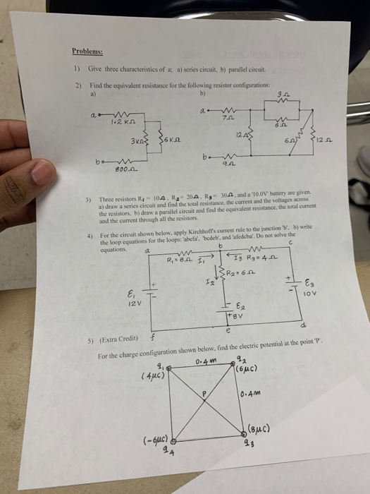 Solved Problems: 1) Give Three Characteristics Of A: A) | Chegg.com