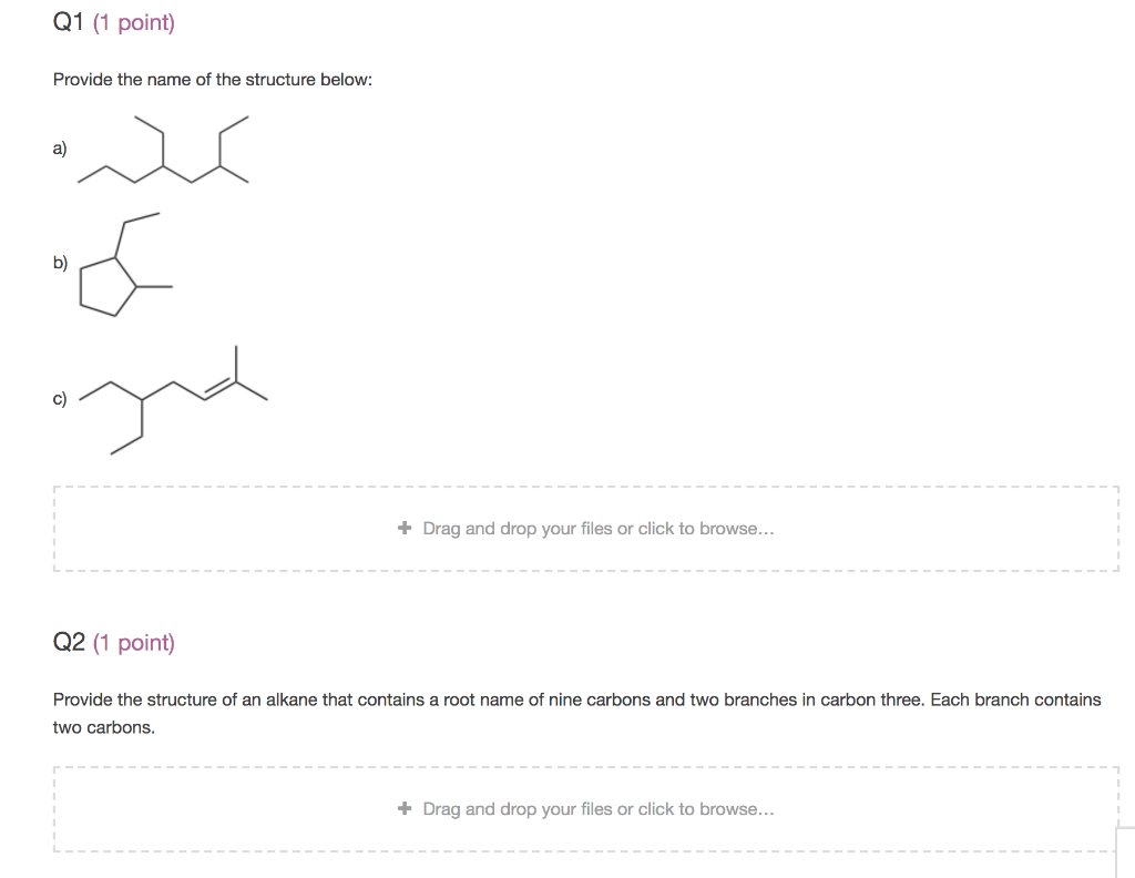Solved Q1 (1 point) Provide the name of the structure below: | Chegg.com