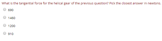 Solved A helical gear has a normal module of 5 mm, a normal | Chegg.com