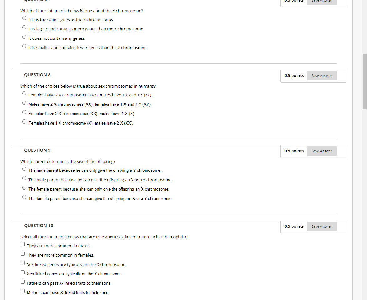 Solved pommes Save Answe Which of the statements below is | Chegg.com