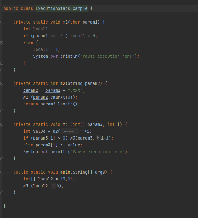 Solved Exercise 3- Execution Stack 1. Open | Chegg.com