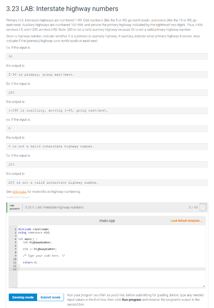 Solved 12345678910111213 finclude 〈iostream〉 using | Chegg.com