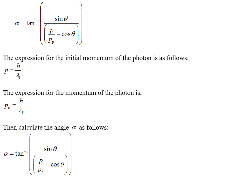 A photon, moving in the +x-direction, scatters off a free stationary ...