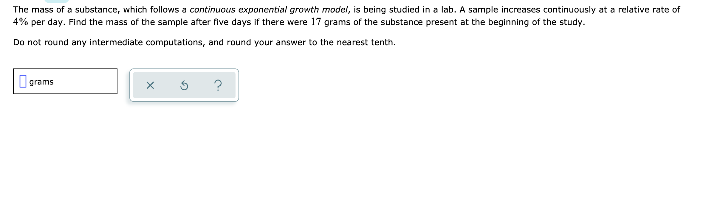 Solved The mass of a substance, which follows a continuous