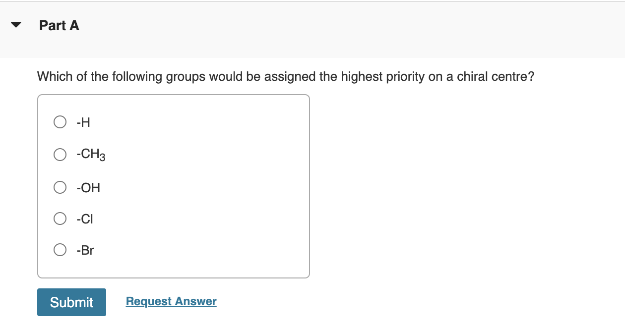 Solved Which of the following groups would be assigned the | Chegg.com