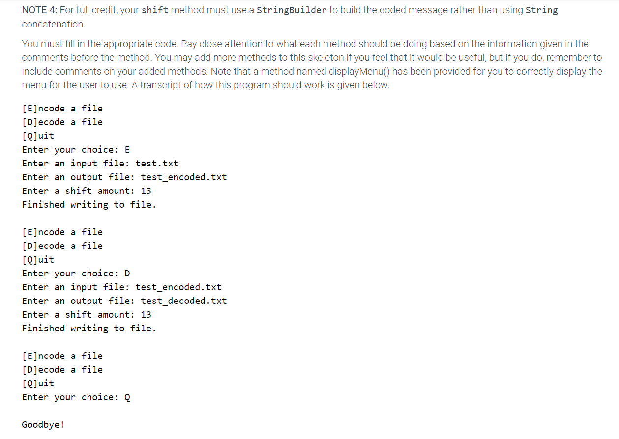 Solved 9.9 Substitution Cipher* You will be writing a  Chegg.com